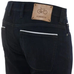 Alberto BIKE - ECOREPEL DENIM Herren Radhose NAVY -Sport Im Freien 313844006 d bikeb eco repel denim alberto 1