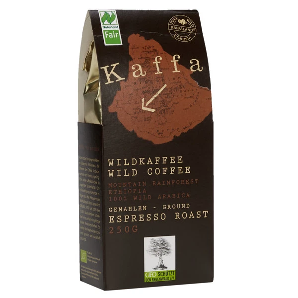 Kaffa WILDKAFFEE ESPRESSO GEMAHLEN 3 Kaffa WILDKAFFEE ESPRESSO GEMAHLEN