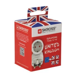 SKROSS EUROPE TO UK Reisestecker NOCOLOR -Sport Im Freien 5637433606 c single eu to uk skross 24