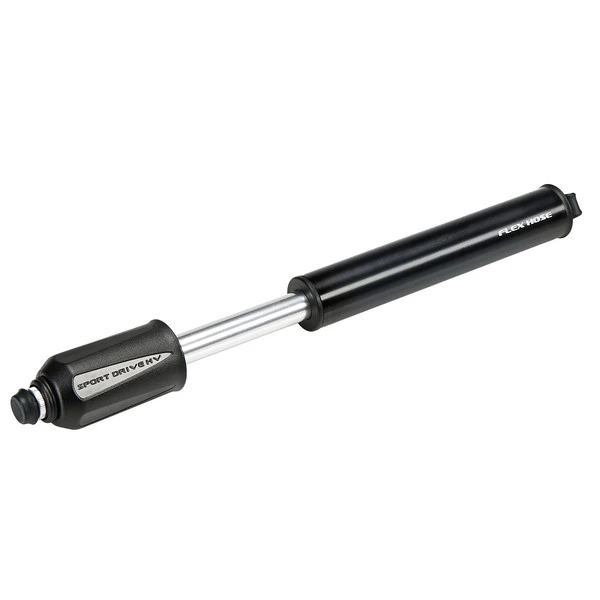 Lezyne MINIPUMPE CNC SPORT DRIVE HV SMALL, 90PSI Luftpumpe HIGH-POLISH BLACK – Bild 2