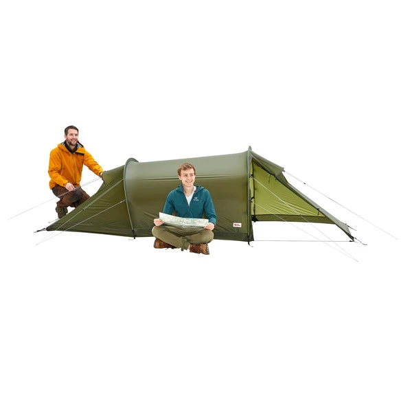 FJÄLLRÄVEN Fjällräven ABISKO LITE 2 Tunnelzelt PINE GREEN 5 FJÄLLRÄVEN Fjällräven ABISKO LITE 2 Tunnelzelt PINE GREEN – Bild 3