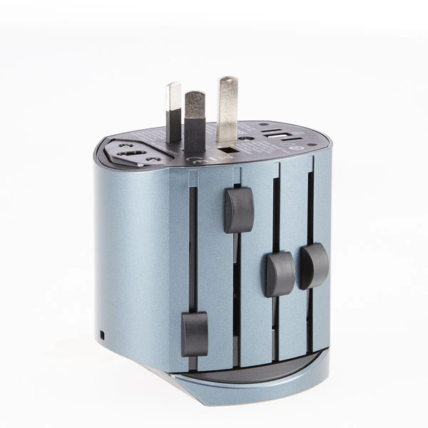 SKROSS ALPHA BY SKROSS Reisestecker GREY METALLIC 6 SKROSS ALPHA BY SKROSS Reisestecker GREY METALLIC – Bild 4