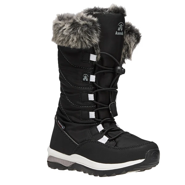 Kamik PRAIRIE Kinder Winterstiefel BLACK WHITE-NOIR BLANC 4 Kamik PRAIRIE Kinder Winterstiefel BLACK WHITE-NOIR BLANC – Bild 2