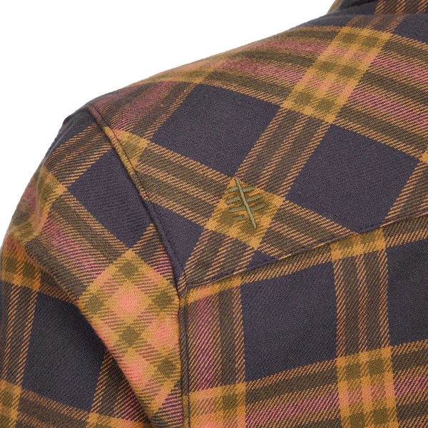 Royal Robbins LIEBACK ORGANIC COTTON FLANNEL L/S Damen Outdoor Bluse GRAYSTONE MALINDI – Bild 4