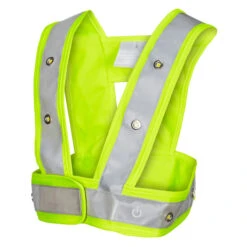 HeyReflect LED HIGH VISIBILITY VEST Kinder Weste GELB -Sport Im Freien 5637930878 ajaydpa high visibility vest heyreflect 24