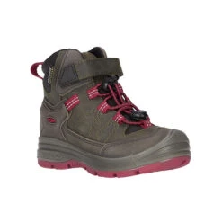 Keen REDWOOD MID WP Kinder Winterstiefel STEEL GREY/RED DAHLIA -Sport Im Freien 5637971912 b redwood mid wp keen 24