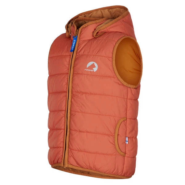 Finkid VANULI Kinder Weste FOX/ALMOND 4 Finkid VANULI Kinder Weste FOX/ALMOND – Bild 2