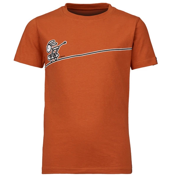 Elkline SKATEHUND Kinder T-Shirt DARKORANGE 2 Elkline SKATEHUND Kinder T-Shirt DARKORANGE