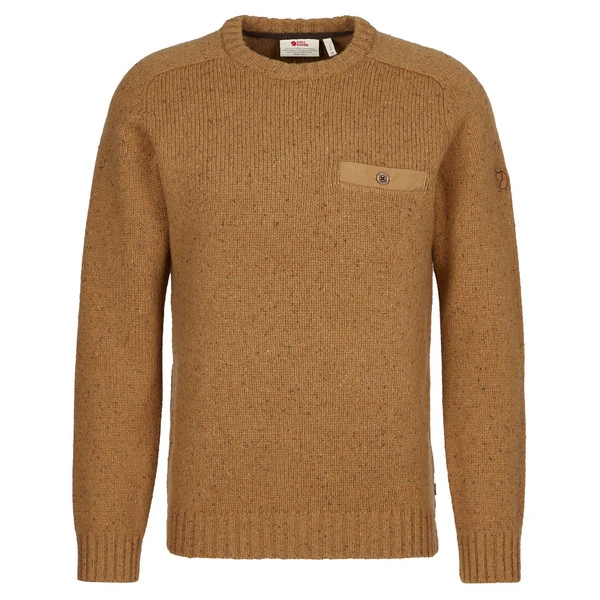 FJÄLLRÄVEN Fjällräven LADA ROUND-NECK SWEATER M Herren Strickpullover BUCKWHEAT BROWN 3 FJÄLLRÄVEN Fjällräven LADA ROUND-NECK SWEATER M Herren Strickpullover BUCKWHEAT BROWN