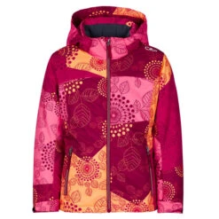 CMP JACKET SNAPS HOOD Kinder Skijacke ANEMONE-FUXIA-GLOSS