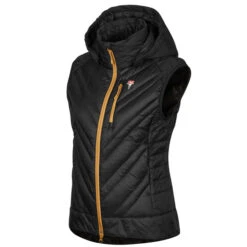 Grüezi Bag LIGHTFUL DOWNWOOL VEST W Damen Weste BLACK - MUSTARD -Sport Im Freien 5638076976 b lightful downwool vest w grueezi bag 24