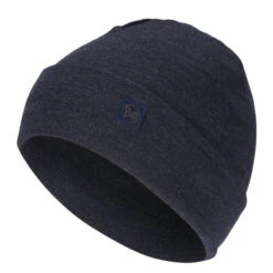 Buff MERINO HEAVYWEIGHT BEANIE Unisex Mütze SOLID NIGHT BLUE