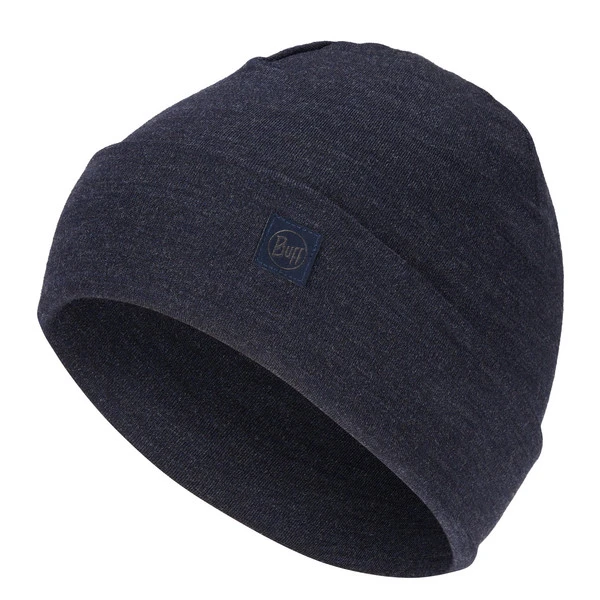 Buff MERINO HEAVYWEIGHT BEANIE Unisex Mütze SOLID NIGHT BLUE 3 Buff MERINO HEAVYWEIGHT BEANIE Unisex Mütze SOLID NIGHT BLUE