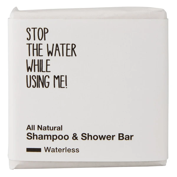 STOP THE WATER WHILE USING ME! WATERLESS SHAMPOO & SHOWER BAR Outdoor Seife WHITE 3 STOP THE WATER WHILE USING ME! WATERLESS SHAMPOO & SHOWER BAR Outdoor Seife WHITE
