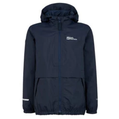 Jack Wolfskin RAINY DAYS 2L JKT K Kinder Regenjacke NIGHT BLUE