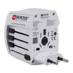SKROSS MUV USB (AC) Reisestecker WEIß
